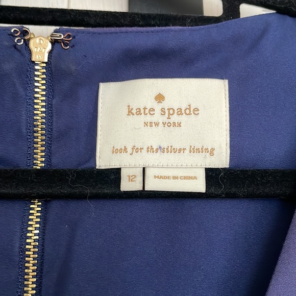 Kate Spade Navy and Orange Belted Dress - Picture 8 of 12